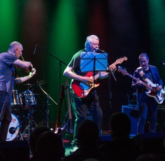 Photo of the band Caravan live in concert.