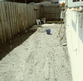 Japanese Garden Raking Sand