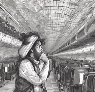 a man in a turban is sitting on a train
