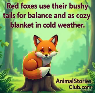 a red fox sitting on a tree stump stump