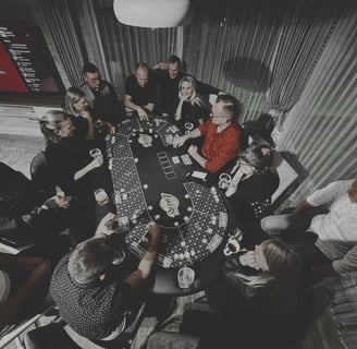 Privatus pokerio turnyras Jūsų Šventėje - vakarėlis su profesionaliu vedimu