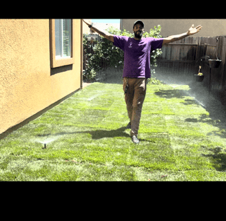 RHS Properties Landscaping. Sod and sprinkler installation in Sacramento