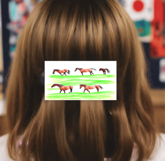 Billboard Barrettes make great gifts for little girls who love to draw