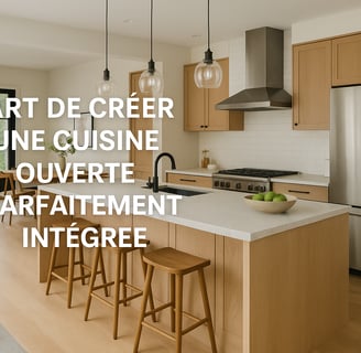 cuisine ouverte bien intégrée