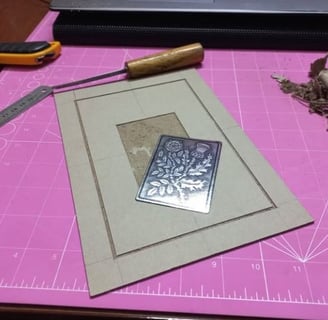 a book with a pen and a pen on it