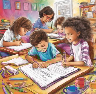 person holding pencil writing on notebook