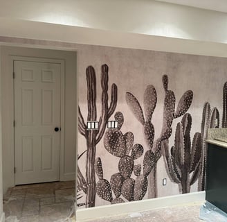 Wallcovering installation, wallpaper installation