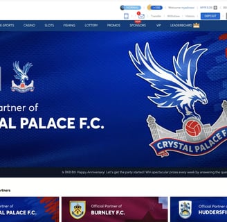 a website page of a website page with a picture of a blue and white website