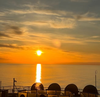 Late night Sunset on an Alaskan Cruise