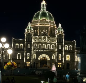 Victoria, British Columbia at Night