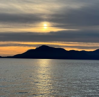 Sunset on an Alaskan Cruise