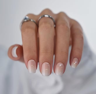 Press-on nails short square with a chic design perfect for elegant and easy DIY Valentine’s Day nail
