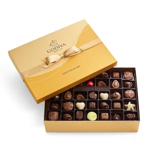 Subscription service that delivers gourmet chocolates to her door