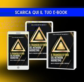 Copertina guida “Il Triangolo d’Oro del Network Marketing” – PDF scaricabile gratuito
