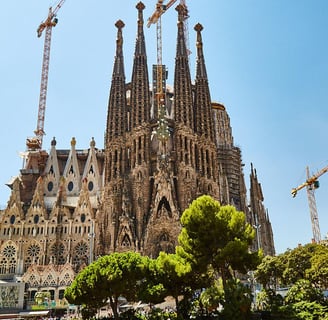 imagen de la sagrada familia de Barcelona