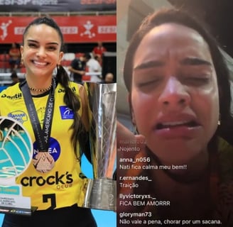 Traição Revelada: Natinha, Jogadora de Vôlei, Desabafa Após Surpresa no Rio de Janeiro