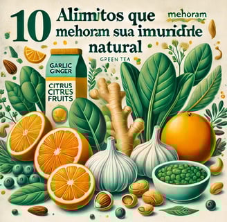 0 Alimentos que Melhoram sua Imunidade Natural