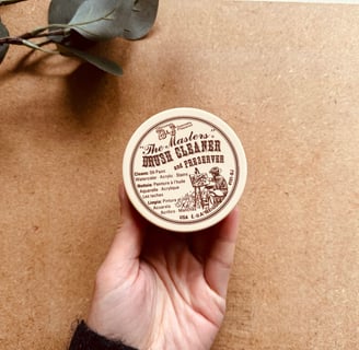 The brush cleaner I use 