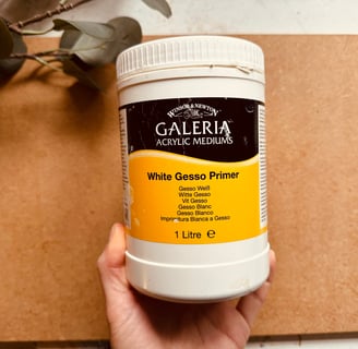 The gesso primer I use