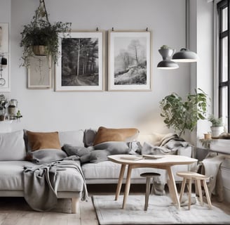 Bright living room with modern inventory