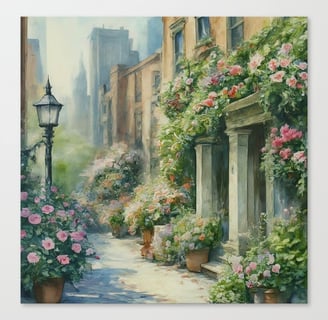 Urban Jungle Canvas Print BY Sultan Bazaar