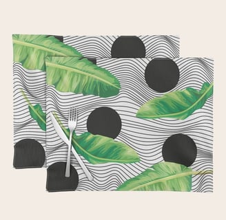 Hiding Tropics Placemat BY cadinera