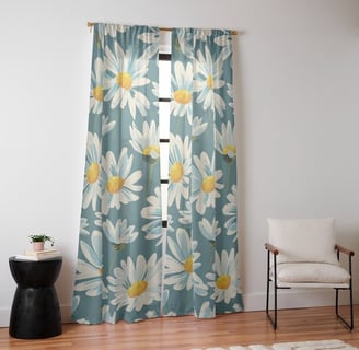 Classic Daisy Charm Curtain BY Fresh Wave Lab