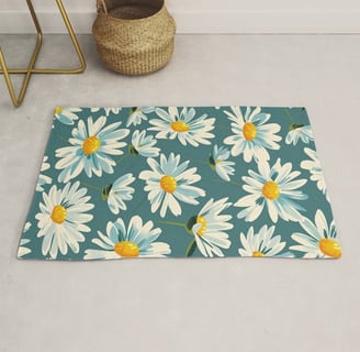 Classic Daisy Charm Rug BY Fresh Wave Lab