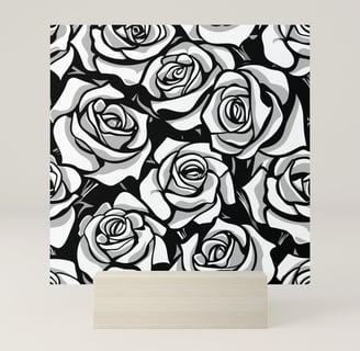 Timeless Roses Mini Art Print BY Fresh Wave Lab