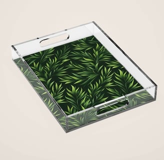Verdant Tapestry Acrylic Tray BY Fresh Wave Lab