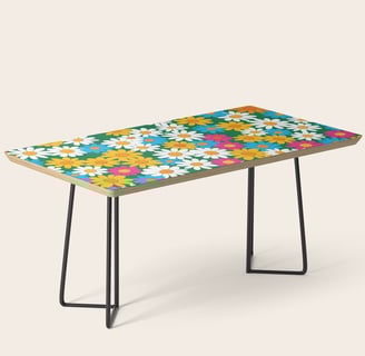 Daisy Delight Coffee Table BY Fresh Wave Lab