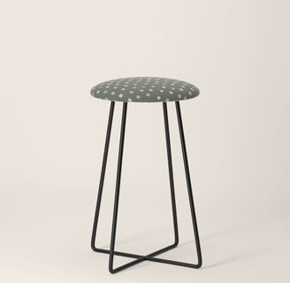 Evergreen Polka Dot Serenity Stool BY Mash Mash