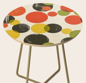 Retro Dotty Side Table BY Fresh Wave Lab