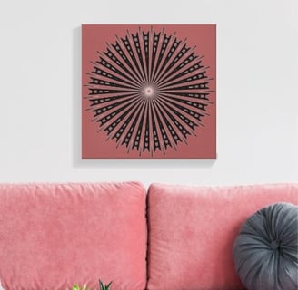 Bridged Circle Canvas Print  |  by jdspenguins