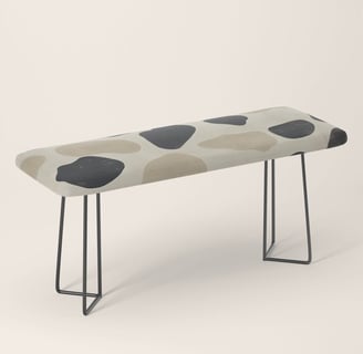 Abstract Cowhide Bench BY Fresh Wave Lab