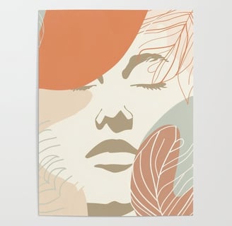 Botanical Serenity Poster BY Fresh Wave Lab