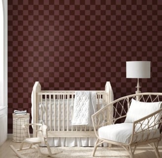 Dark Brown Checkerboard Wallpaper by AmazingStuff01
