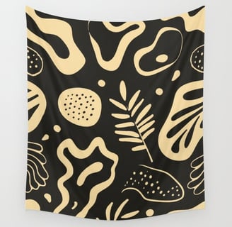 Abstract Organic Pattern Wall Tapestry