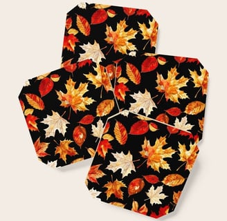 Autumnal Bliss Coaster by Fresh Wave Lab