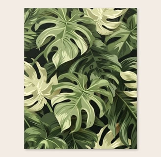 Lush Jungle Canvas Print by Freshwave Lab