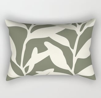 Tangled Vines - Boho Shapes Throw Pillow BY Fresh Wave Lab on Society6