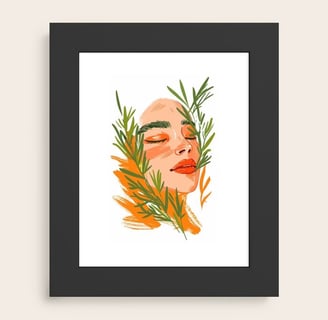 Whispers of Heritage - Artistic Woman Portrait Art Print BY Fresh Wave Lab
