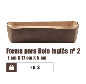 Forma para bolo inglês forneável