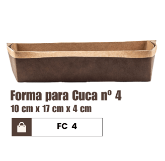 Forma para cuca forneável