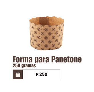Forma de panetone descartável