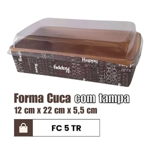 Forma de papel com tampa