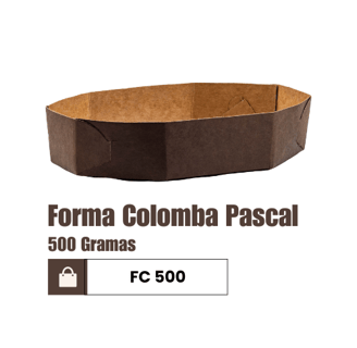Forma de colomba Pascal forneável