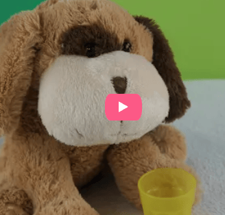 Kindern ohne Stress Medikamente geben.