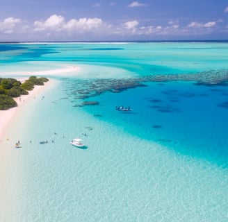 Sandstrand auf den Malediven
