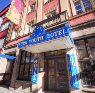 Euro Youth Hotel in München von außen
